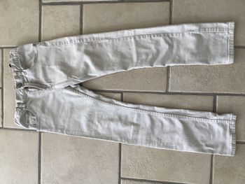 Jean gris très clair Slim Ikks 10 ans