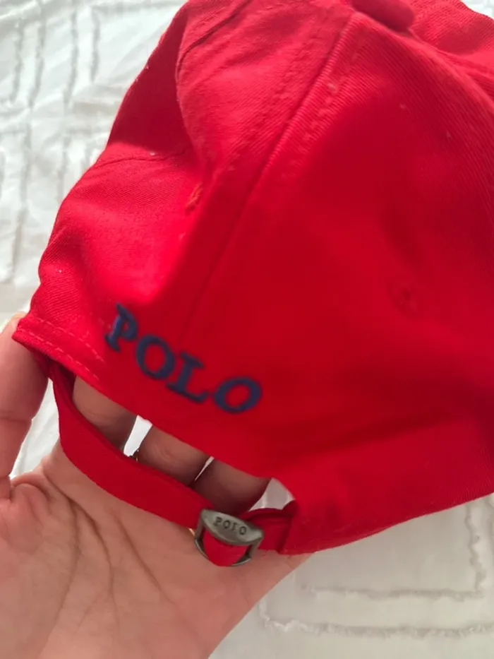 Casquette rouge polo RL - photo numéro 7
