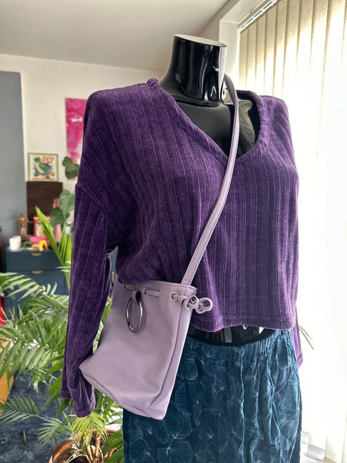 Sac sceau lilas