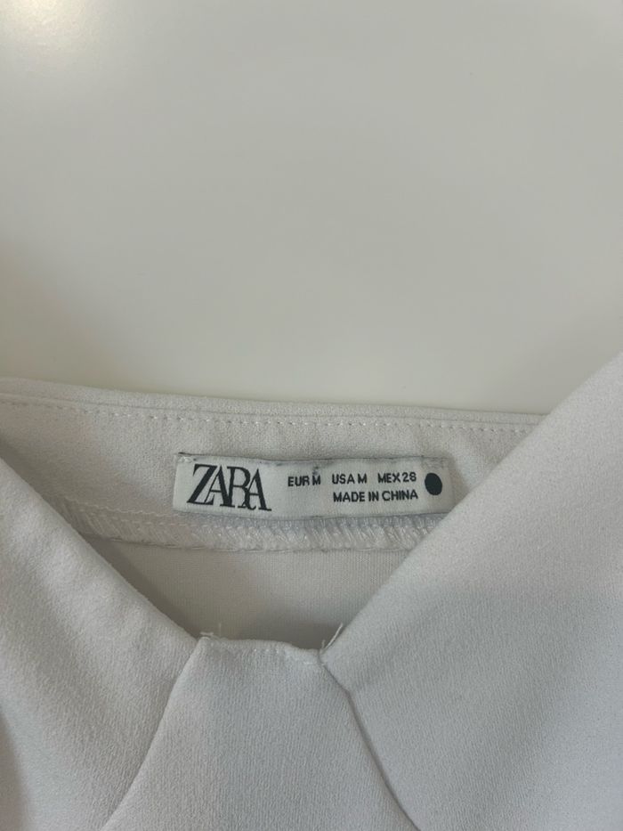 Top blanc Zara - Taille M