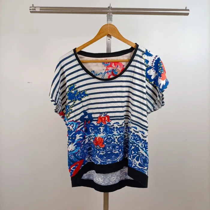 Vetement femme 6 t-shirts femme T. L – Revendeur Desigual, Camaïeu, BPC, Ze Hippie, Inextenso LOT005 - photo numéro 9