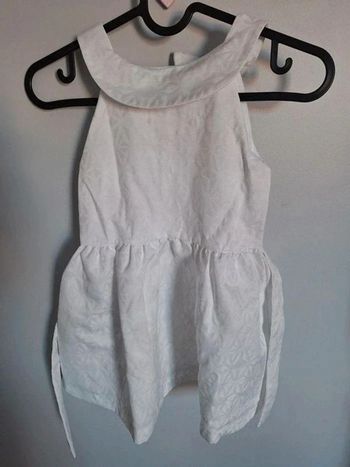 Robe chic motif jacquard blanc Okaïdi 6 ans