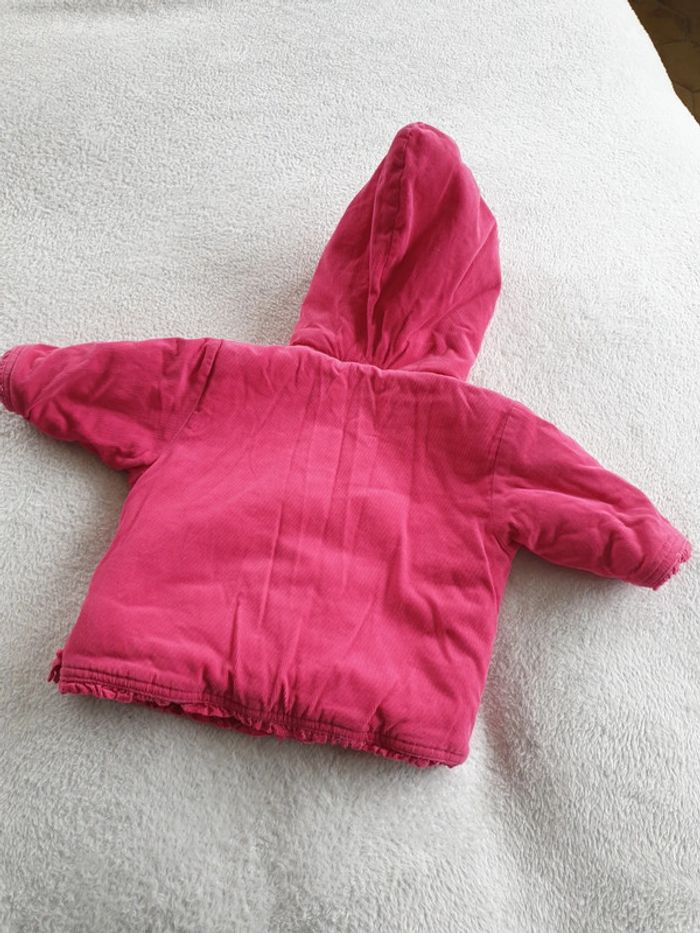 Manteau rose bébé fille 6 mois - photo numéro 7
