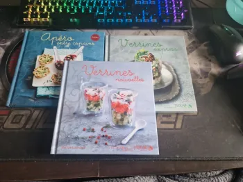 Lot de 3 livres de cuisine