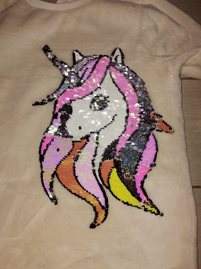 Pull licorne taille 8 ns hetm - photo numéro 2