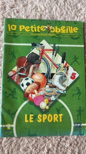 Livre la petite abeille le sport