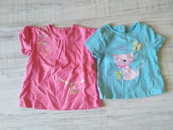 2 t-shirt manches courtes