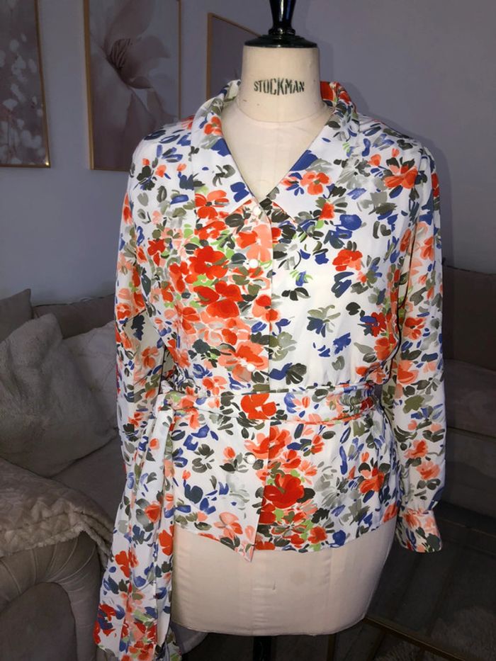 🌻Chemisier blouse fleurie 🌻 - photo numéro 2