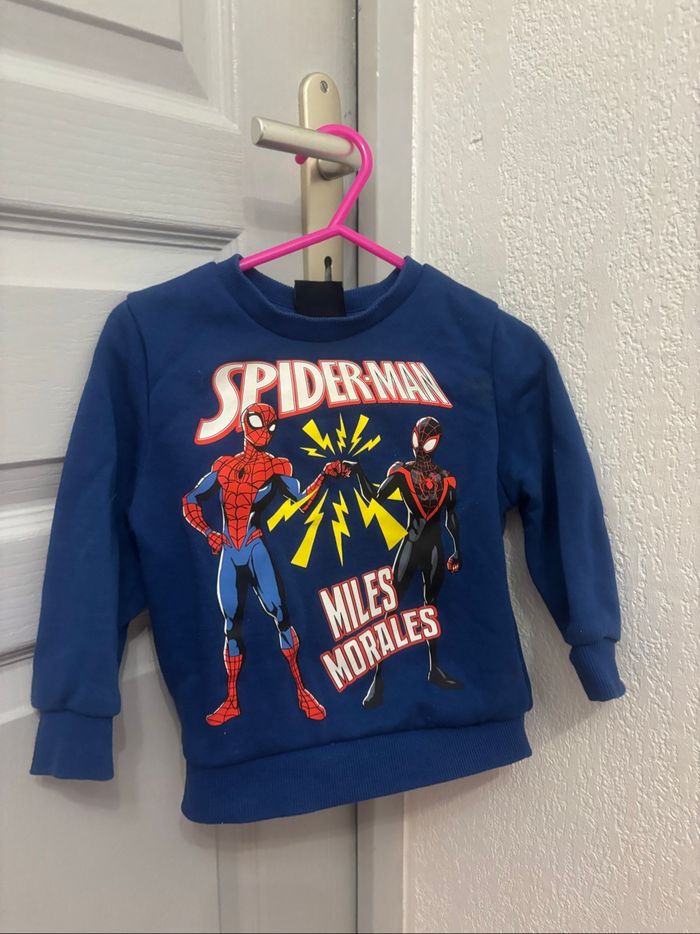 Sweat Spiderman 2 ans