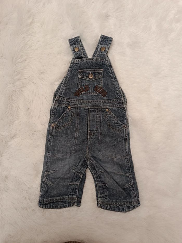 Salopette en jean " wild ride " T. 6 mois TAO