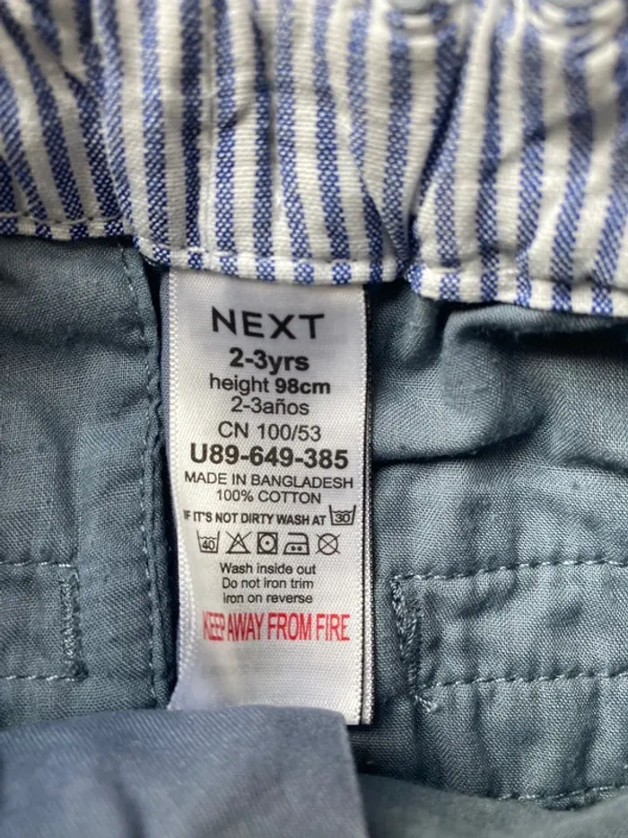 Short garçon next - photo numéro 2