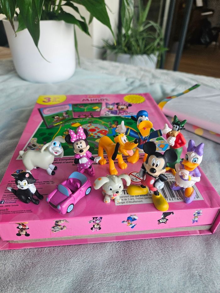 Livre comptine et figurines disney minnie - photo numéro 5