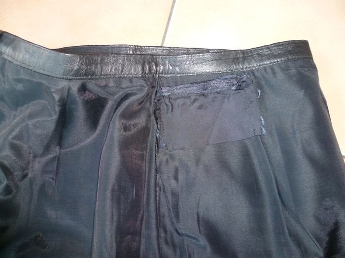 jupe cuir t.42 - photo numéro 3