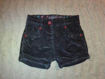 Short en velours