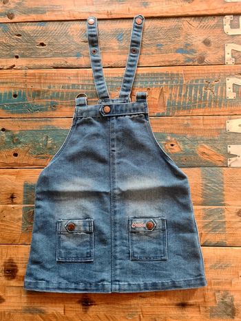 Robe en jean pour bebe fille