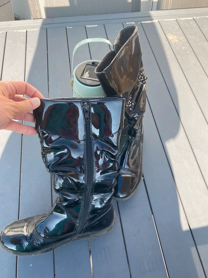 Bottes fille pointure 32 vernis - photo numéro 2