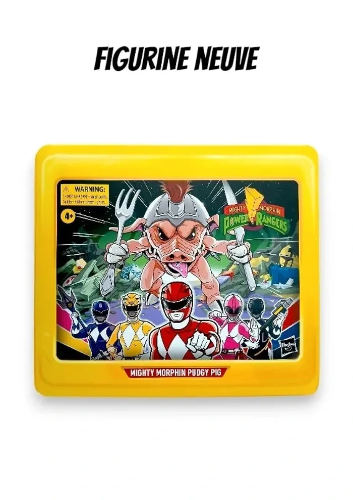 Figurine Power Rangers Pudgy Pig Special Edition Mighty Morphin Lightning Collection