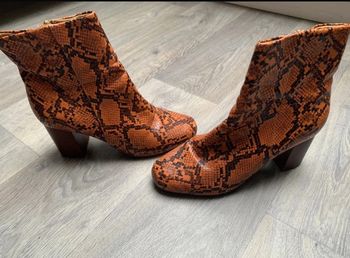 Bottines effet python
