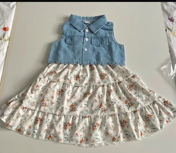 Ensemble veste en jean et robe