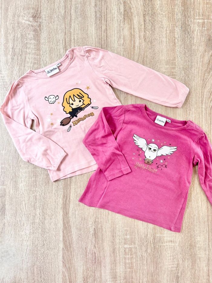2 t-shirts bébé fille