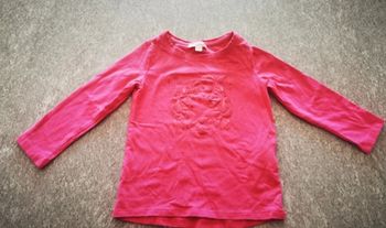 T-shirt à manches longues bébé fille 2 ans neuf
