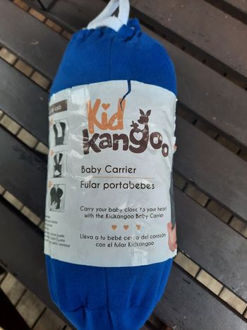 Écharpe de portage bleue en excellent état