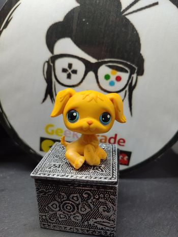 Lps01201 My Littlest Petshop Pet Shop LPS chien golden retriever 21 dog