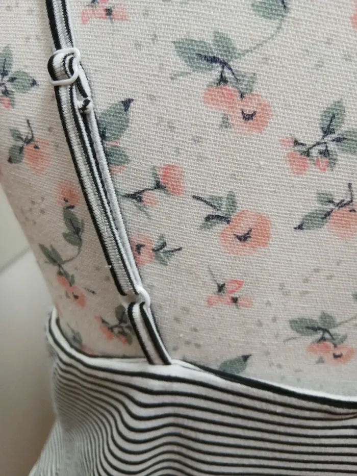 Combishort rayé noir et blanc Ardene taille XL - photo numéro 8
