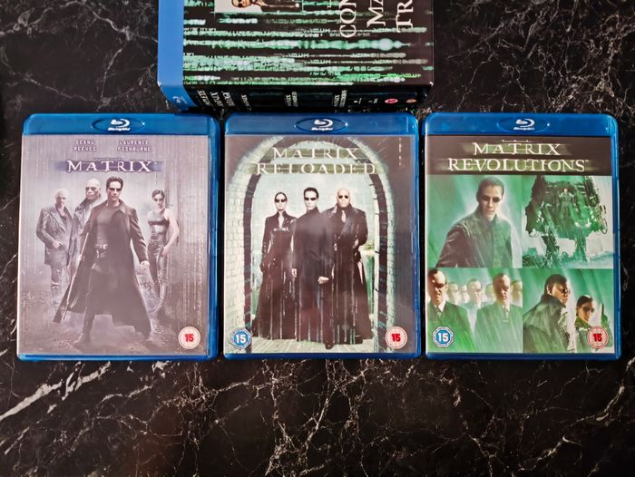 Coffret Matrix Trilogie en Blu-ray (Import UK avec VF) - photo numéro 4