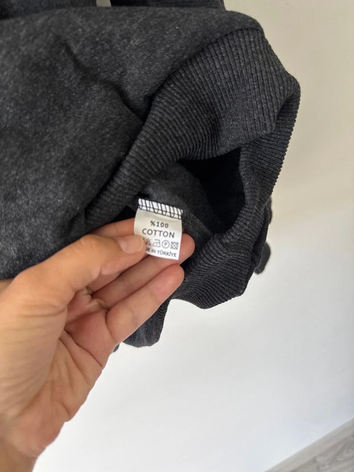 👕 sweat à capuche homme - gris - original- sportwaer neuf sans étiquette - taille m - photo numéro 6