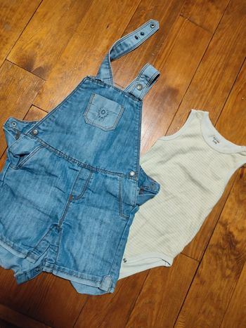 Salopette short 24 mois Okaïdi