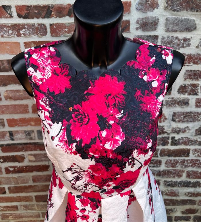 🌸 Robe blanche à imprimé floral – Taille 34 (XS) – Shein 🌸 - photo numéro 3