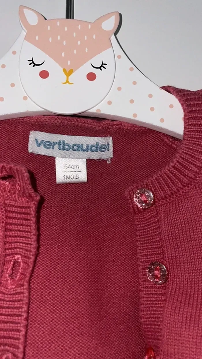 Gilet Vertbaudet 1 mois - photo numéro 4