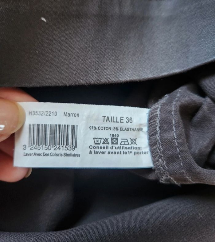 Jupe courte marron Monoprix T36 – Très bon état - photo numéro 8