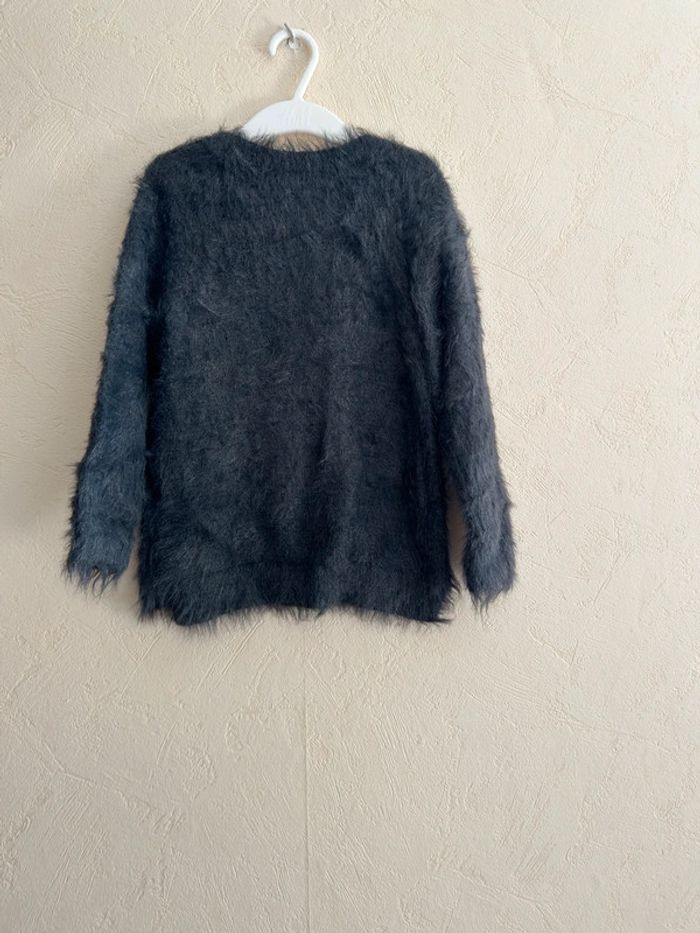 Sweat grise tout doux imprimée à licorne fille 5-6 ans H&M - photo numéro 11