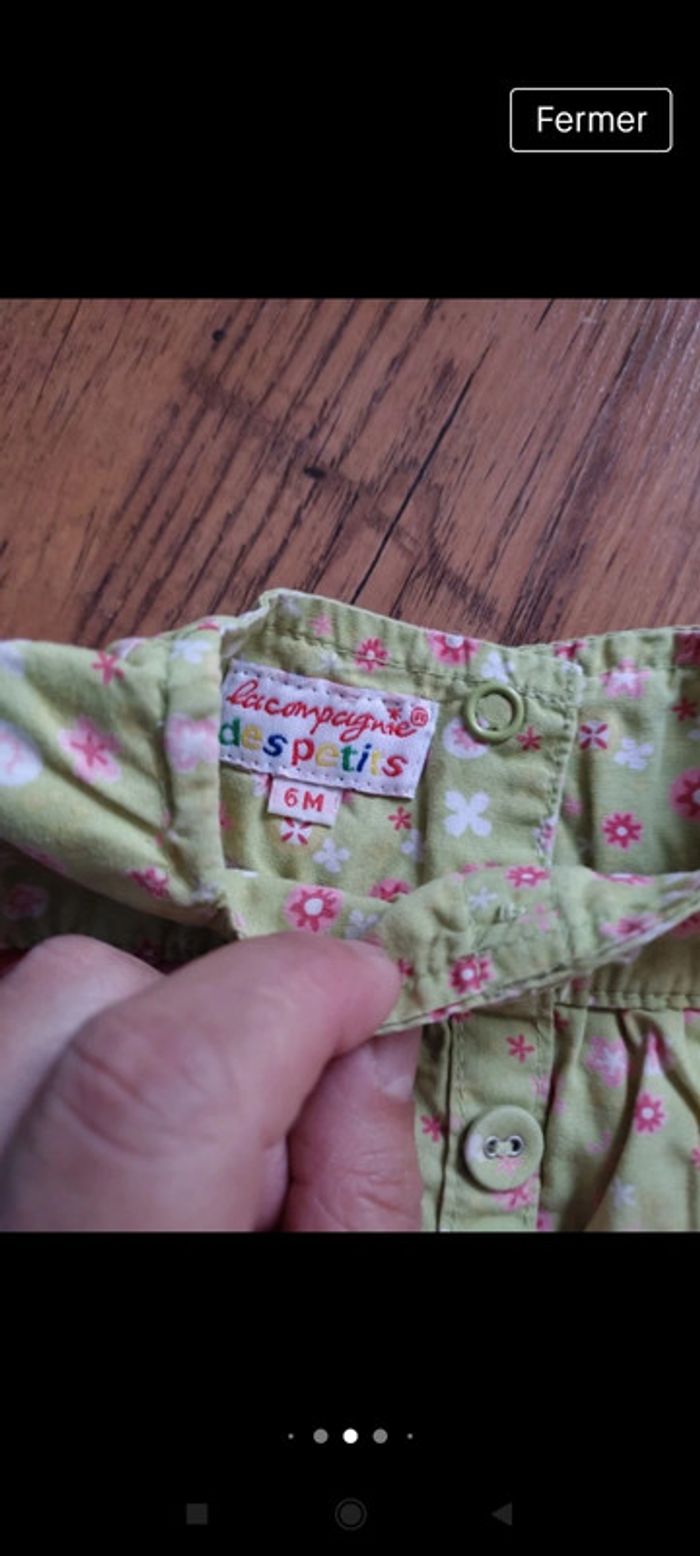 🌺Lot de 6 vêtements été fille 6 mois🌺 - photo numéro 16