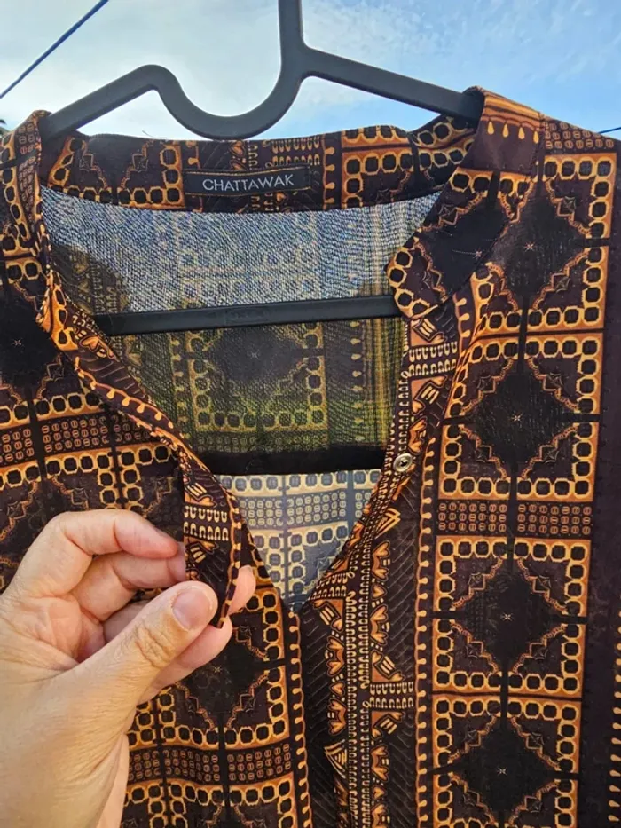 Blouse/chemisier  femme t 40 marron - photo numéro 11