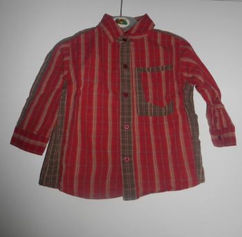 Chemise taille 2 ans tape à l'oeil