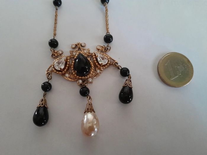 Sublime ras du cou vintage authentique chic - photo numéro 2