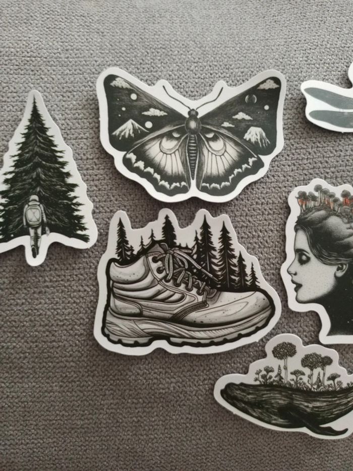 Stickers nature noir et blanc - photo numéro 6