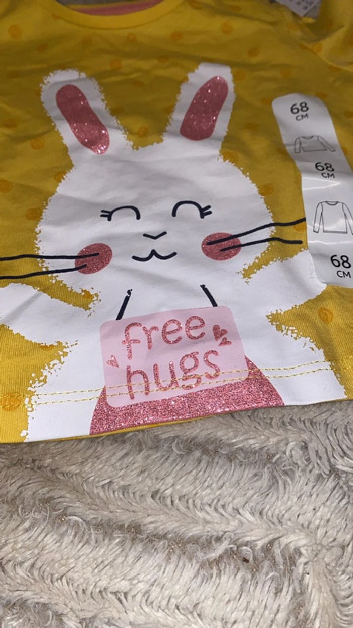 Slim clair + tee shirt lapin neuf - photo numéro 4