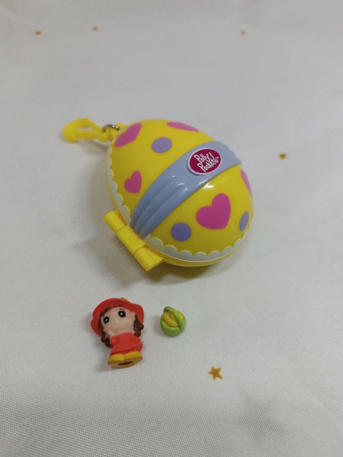 2001 treats Polly pocket easter friandise mattel chasse Oeuf Pâques bluebird jaune yellow panier egg - photo numéro 8