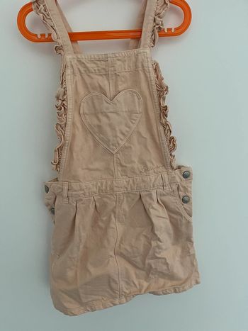 Robe salopette vieu rose  Kiabi 10ans