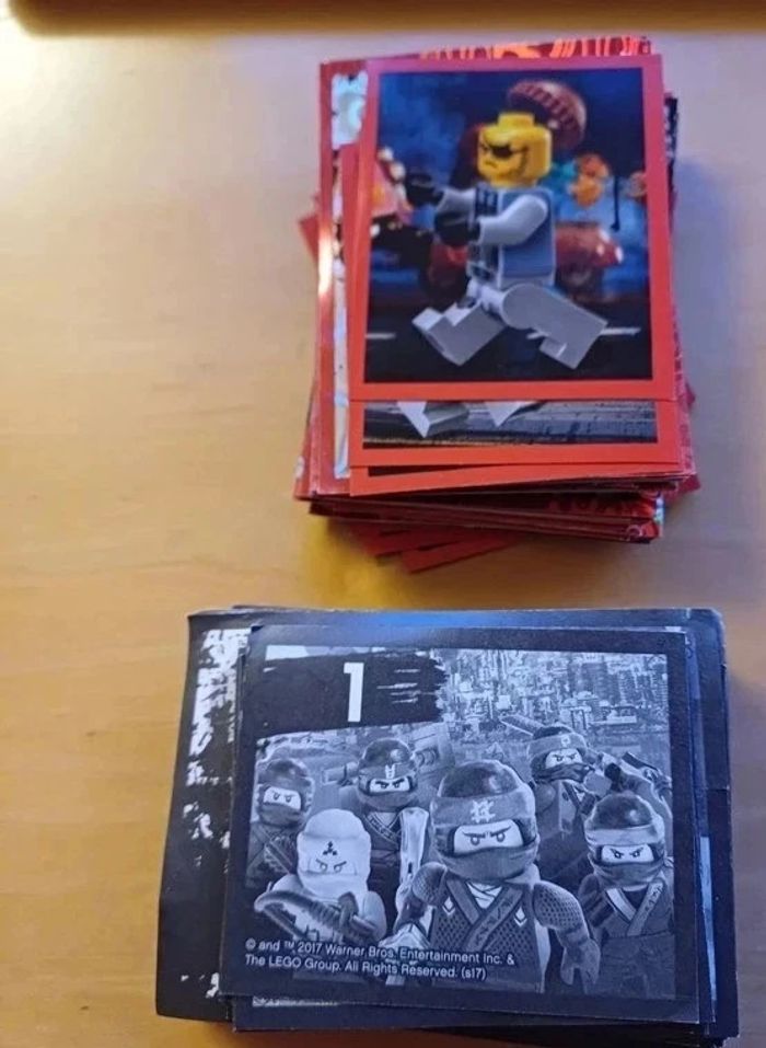 Lot de 10 images Lego The Ninjago Movie - Blue Ocean - France - 2017