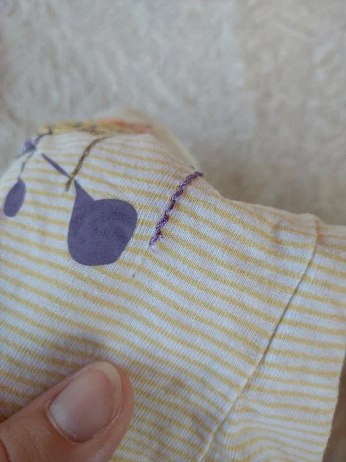 Robe été Fille 3mois Fleurs Oiseaux Pik Ouic 100% coton - photo numéro 9