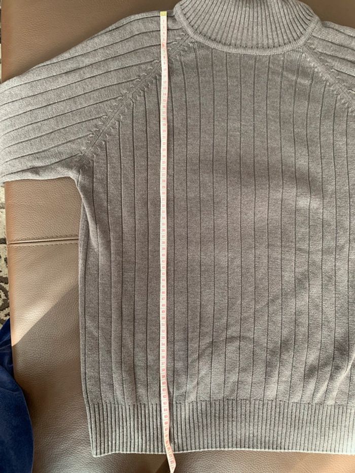 Pull col roulé marron Gino santi casual XL - photo numéro 3
