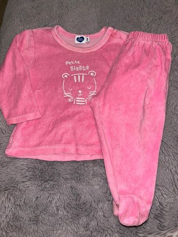 Pyjama 2 pièce avec pied - Mots d’enfants