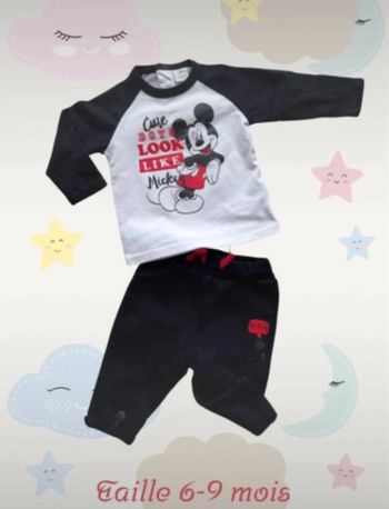 Ensemble Mickey Disney 6-9 mois