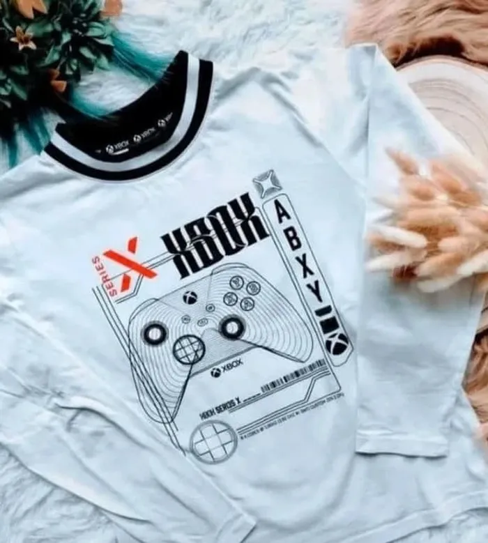 T-shirt manches longues xbox série x garçon 12 ans 🎮 - photo numéro 4