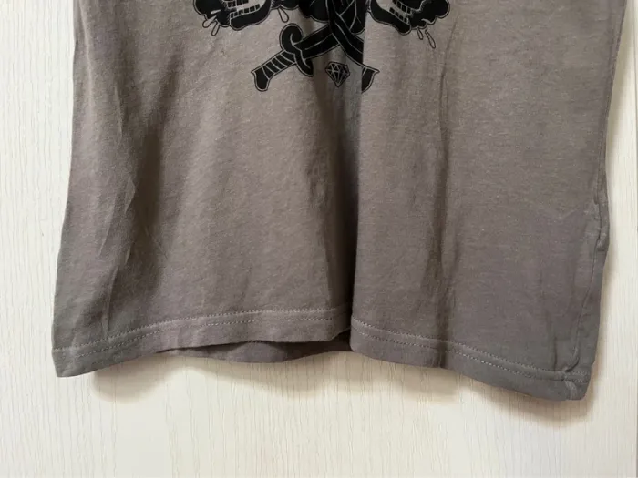 T-shirt kaki avec motif noir Taille 42 - photo numéro 7